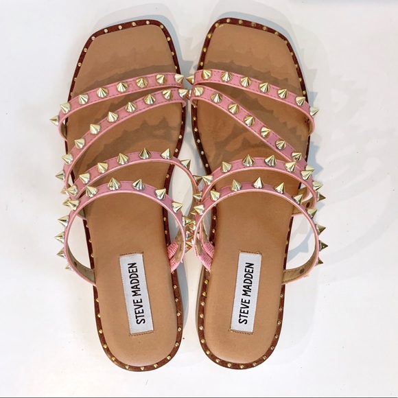 Steve Madden Skyler Sandals Pink - Picture 6 of 6